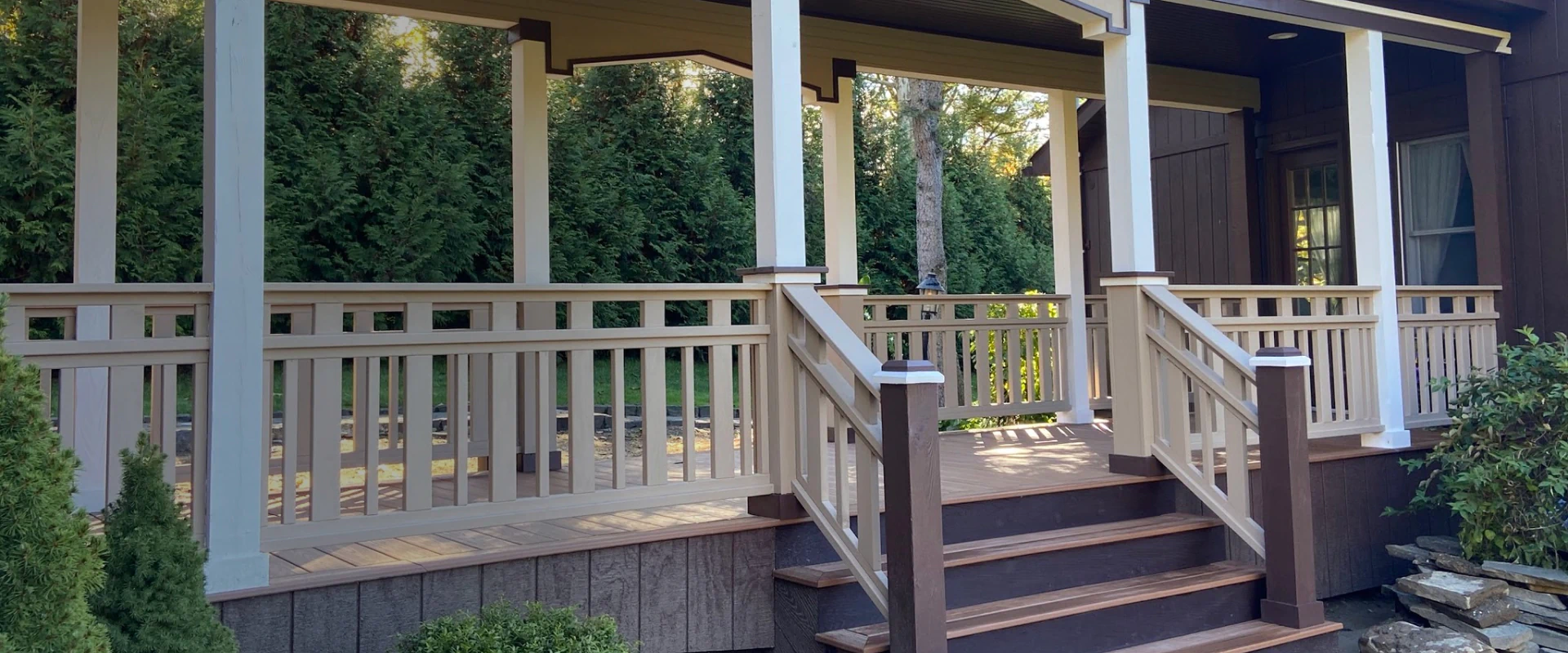 porch in a residential house
